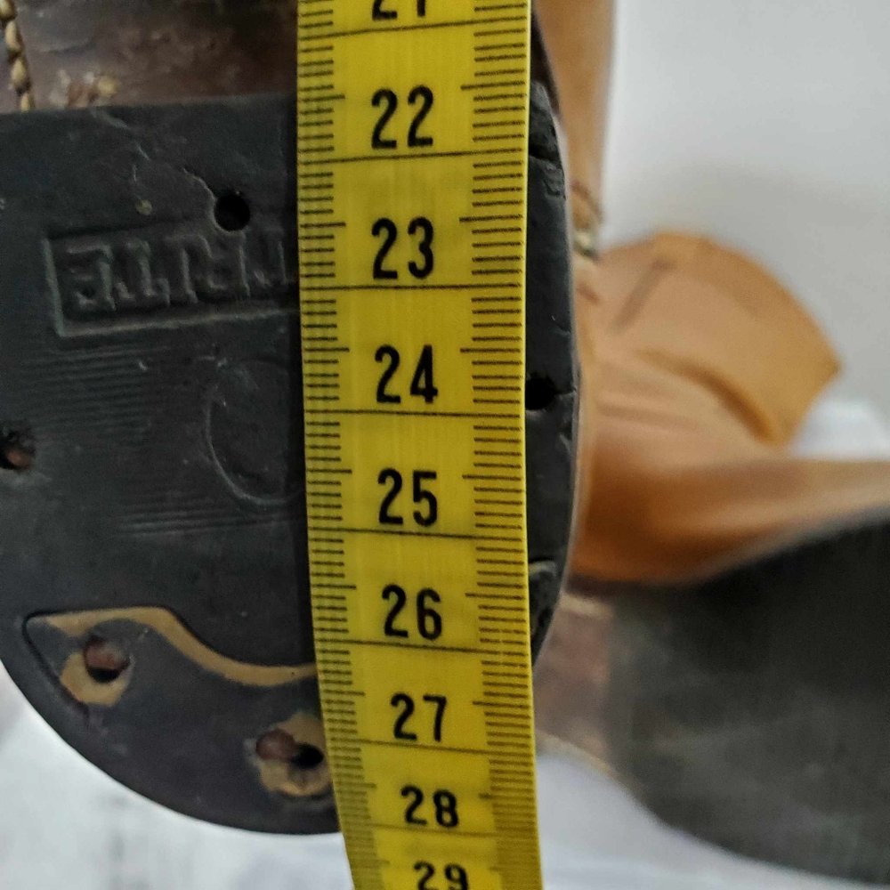Steel Cap Vintage Leather Cowboy Boots - Picture 13 of 16